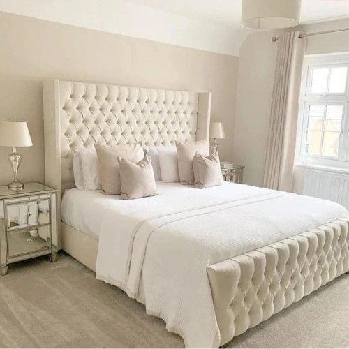 Chesterfield Wingback Bed 