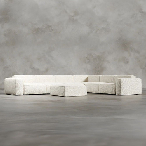 Delilah L Corner Sofa  + Footstool 