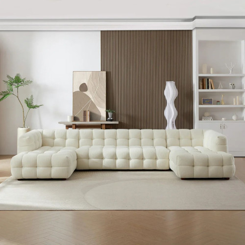 Bubble Boucle U Shape Sofa 